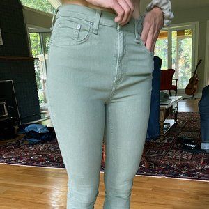 Rag & Bone Skinny Jean Sage Green W27